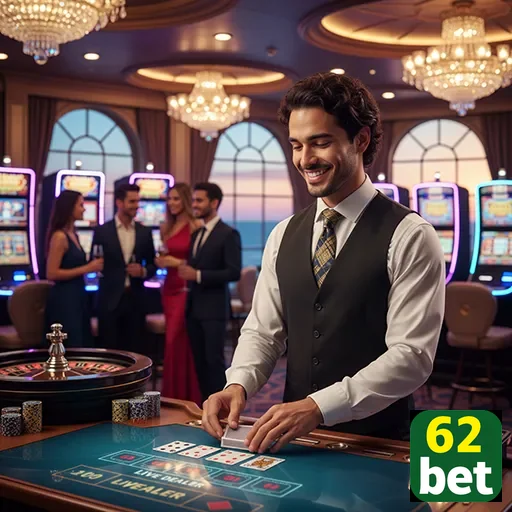 Ilustração de Explore o aplicativo cassino 62bet: jogue de qualquer lugar